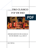 Teatro Clásico 3º e 4º ESO 2019. Electra de Eurípides, Xemelgos de Plauto.