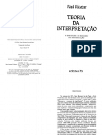 RICOUER, Paul- Teoria da Interpretação - O Discurso e o Excesso de Significação (1976).pdf