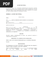 FORMATO Accion de Tutela | PDF | Derecho Constitucional | Gobierno