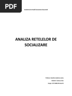 Analiza retelelor de socializare