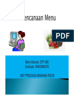 Perencanaan Menu