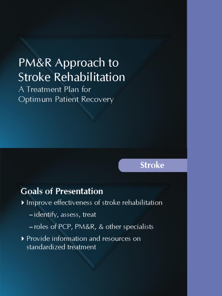 Stroke Rehabilitation Treatment Plan | PDF | Stroke | Physical Therapy