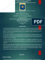 Determinación del factor de seguridad en voladuras subterráneas