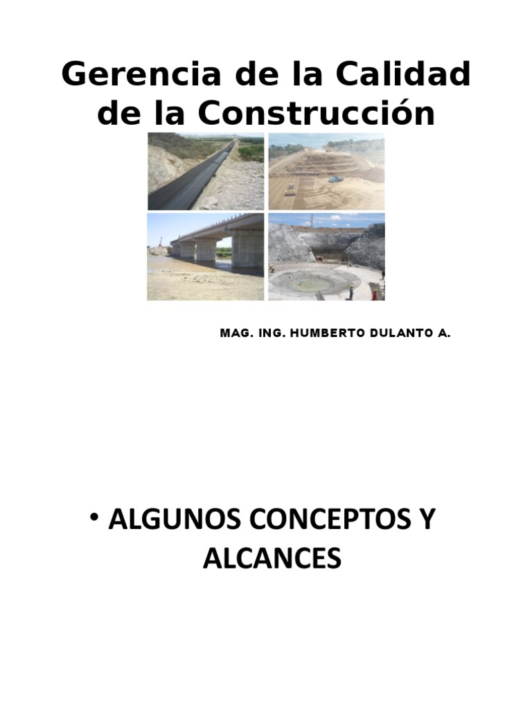 Estrategia y Calidad en Construcción | PDF | Gestión de la calidad ...