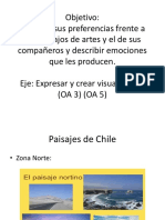 Expresar preferencias paisajes Chile con collage