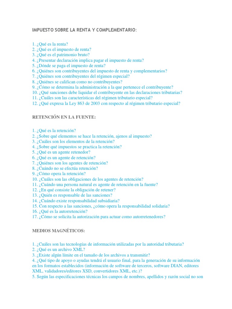 Impuesto Sobre La Renta y Complementario | PDF | Impuestos | Factura