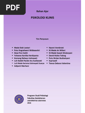 Psikologi Klinis Pdf