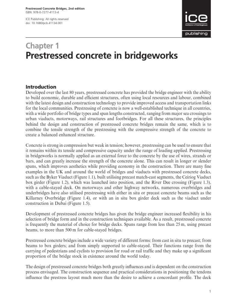(Nigel R Hewson) Prestressed Concrete Bridges de | PDF | Prestressed ...
