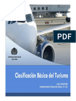 Clasificacion Basica Del Turismo PDF