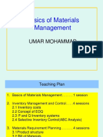 Basics of Materials Management-ACM