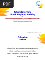 06.teknik Interview Untuk Kegiatan Audit