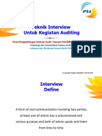 06.teknik Interview Untuk Kegiatan Audit