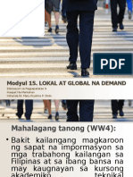 Modyul15 Lokal at Global Na Demand