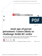 Retirement Age of Paramilitary Personnel: Centre Likely To Challenge Delhi HC Order