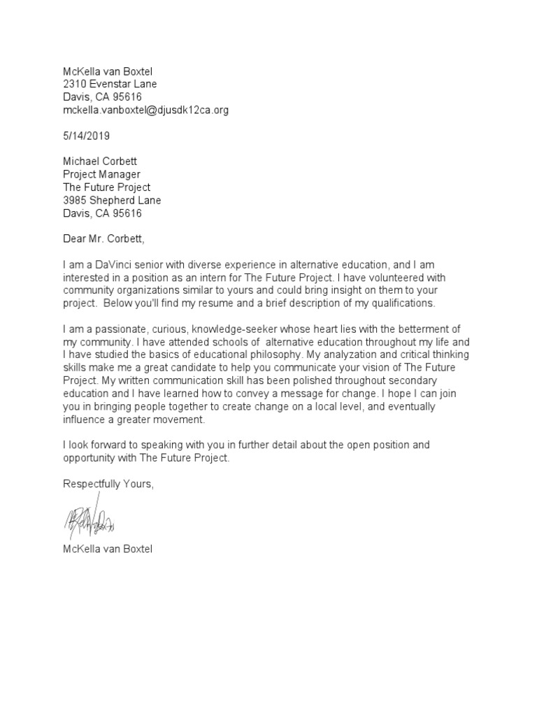 Resume Cover Letter PDF - 1687792553