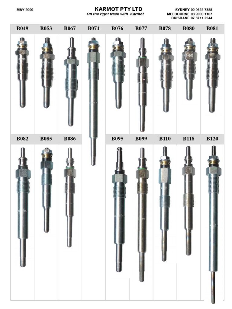 HKT Glow Plug Catalog PDF