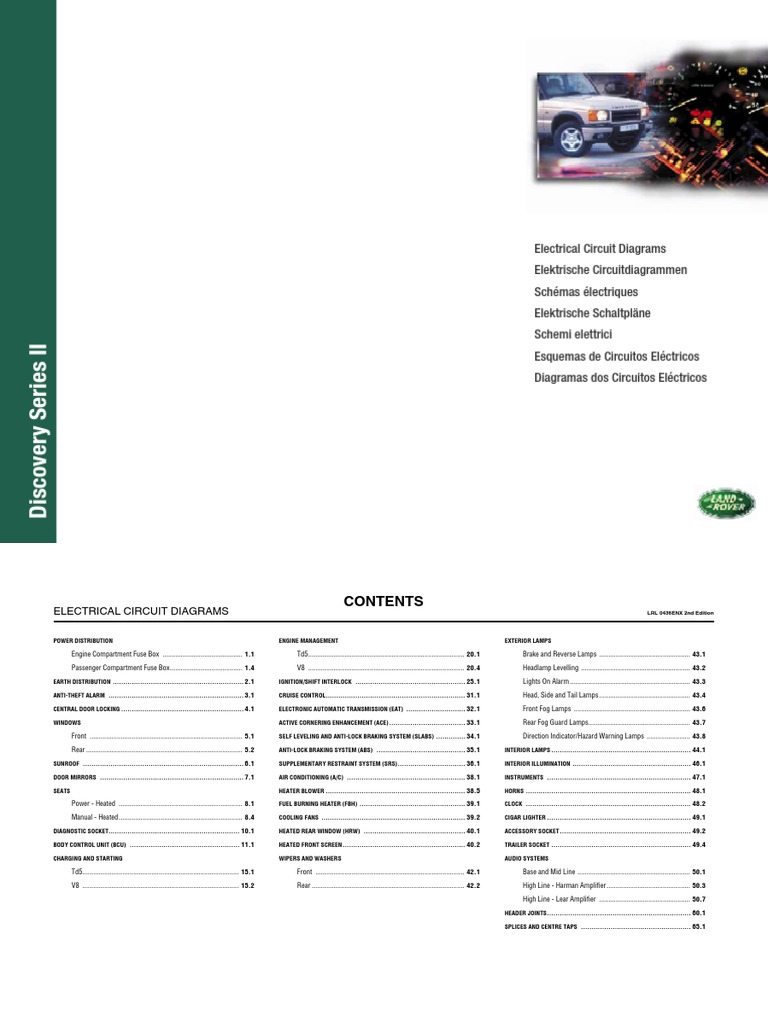 d2 Electricalcircuitdiagrams 2000 | PDF | Wire | Electrical Connector