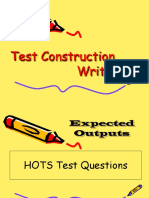 Test Construction Writeshop