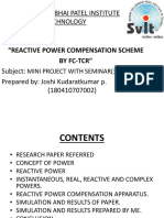 Reactive Power Control by FC-TCR