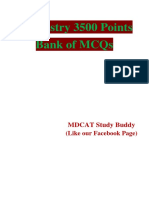 Chemistry 3500 Points Bank of MCQS: Mdcat Study Buddy
