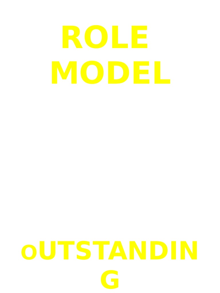 Behavior Chart for Role Models | PDF