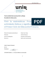 Vivir La Matematicas Primer Cicle EP