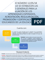 Normas generales evaluación educación básica