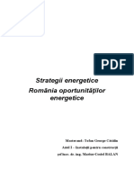 Strategii Energetice - România Oportunităţilor Energetice