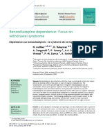 Benzodiazepine Dependence: Focus On Withdrawal Syndrome: Dépendance Aux Benzodiazépines: Le Syndrome de Sevrage