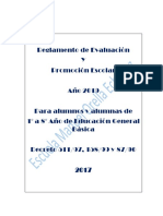 Reglamento de Evaluación 2017 (Completo)UTP