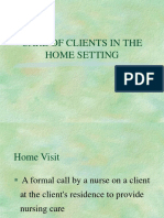 Care of Clients in The Home Setting