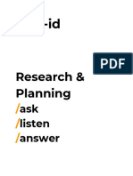 Research Proposal (Research Objectives & Discussion Guidelines)