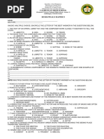 Mapeh 9 4th Quarter Exam