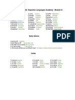 Elementary Level: A2 Espeniex Languages Academy Module LLL