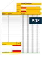 Document Issue Template