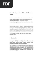 Simulation, Dynamics and Control of Freeway Traffic: J. A. Tenreiro Machado