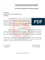 Formato Carta Aceptacion Comisario Estado Guárico 