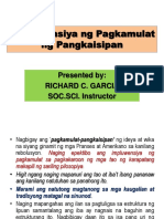 Impluwensiya NG Pagkamulat NG Pangkaisipan