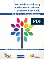 Formación de Formadores y Educación de Calidad Como Generadora de Cambio Aportes de Una Conferencia Internacional