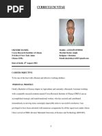 MR - Daniel Okyere's New CV