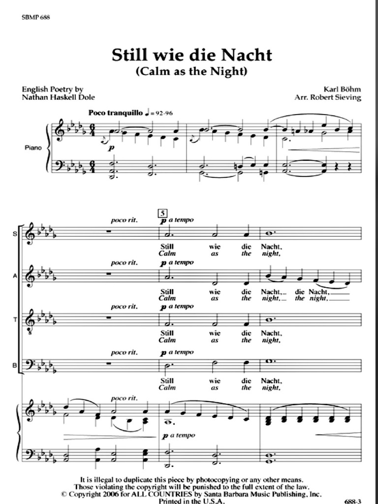 Still Wie Die Nacht PDF PDF