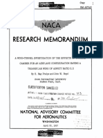 Research Memorandum: National Advisory Committee For Aeronautics
