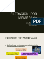 Filtracion Por Membrana