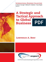 A Strategic and Tactical Approach To Global Business