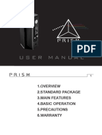Prism 250W User Manual