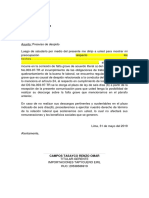 Carta Pre-Aviso Despido_Requerimiento de Descargo