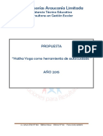 Formato Propuesta Yoga Como Autocuidaddo en Equipos de Trabajo