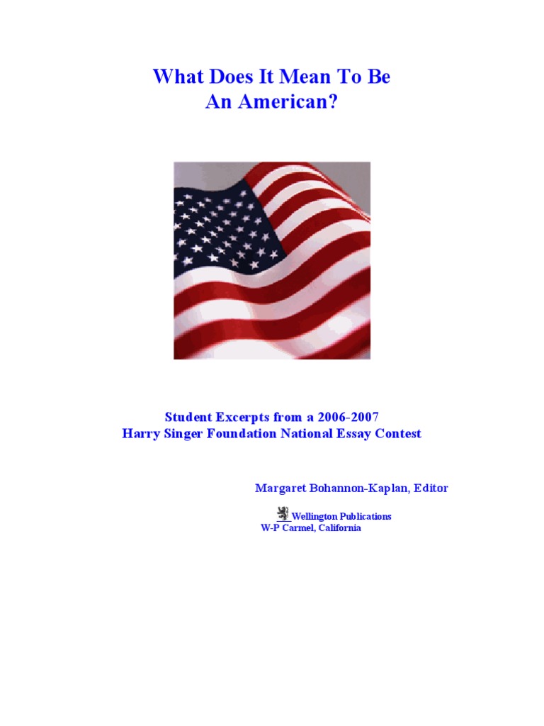What Does It Mean To Be An American? | PDF | United States Constitution ...