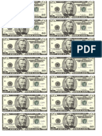 Dollar Bills Fifty Sheet