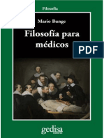 Bunge Mario Filosofia Para Medicos PDF